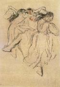 Edgar Degas Three Russian Dancers oil painting artist